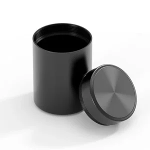 Mini Matte Black Steel Jar, photo 1