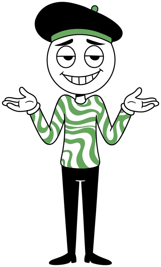 Jack doing the Ouid Shrug